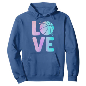 Basketball Lovers Hoodie Basketball Mom Sports Fan TS10 Royal Blue Print Your Wear