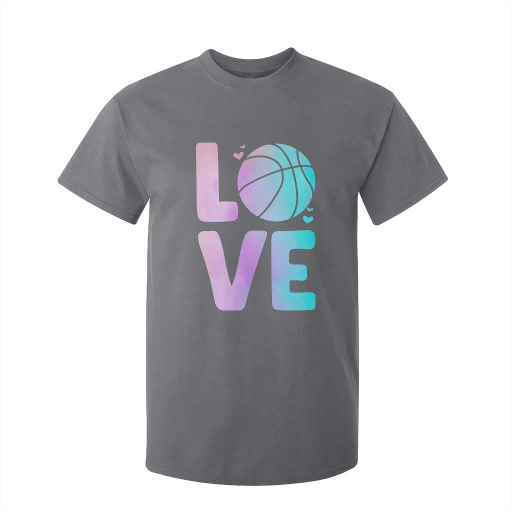 Basketball Lovers T Shirt For Kid Basketball Mom Sports Fan TS10 Charcoal Print Your Wear