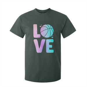 Basketball Lovers T Shirt For Kid Basketball Mom Sports Fan TS10 Dark Forest Green Print Your Wear