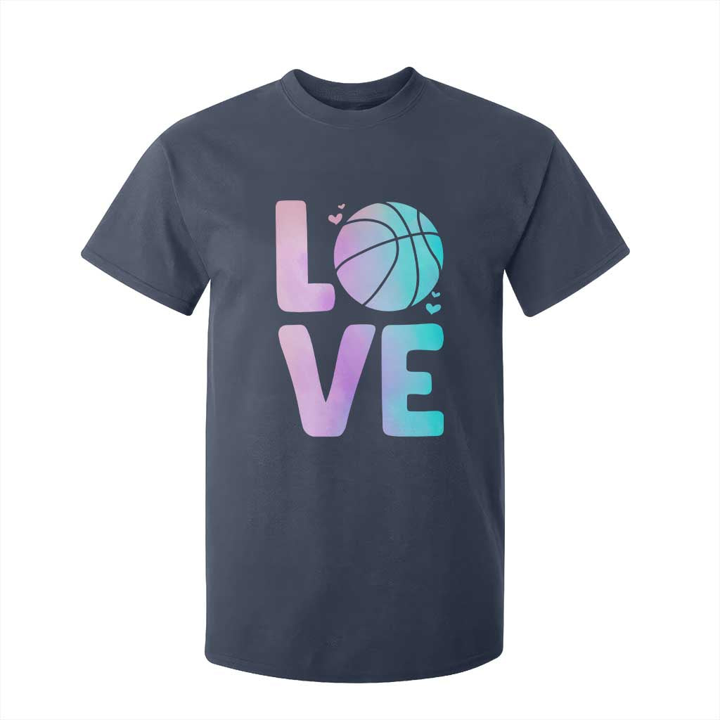 Basketball Lovers T Shirt For Kid Basketball Mom Sports Fan TS10 Navy Print Your Wear
