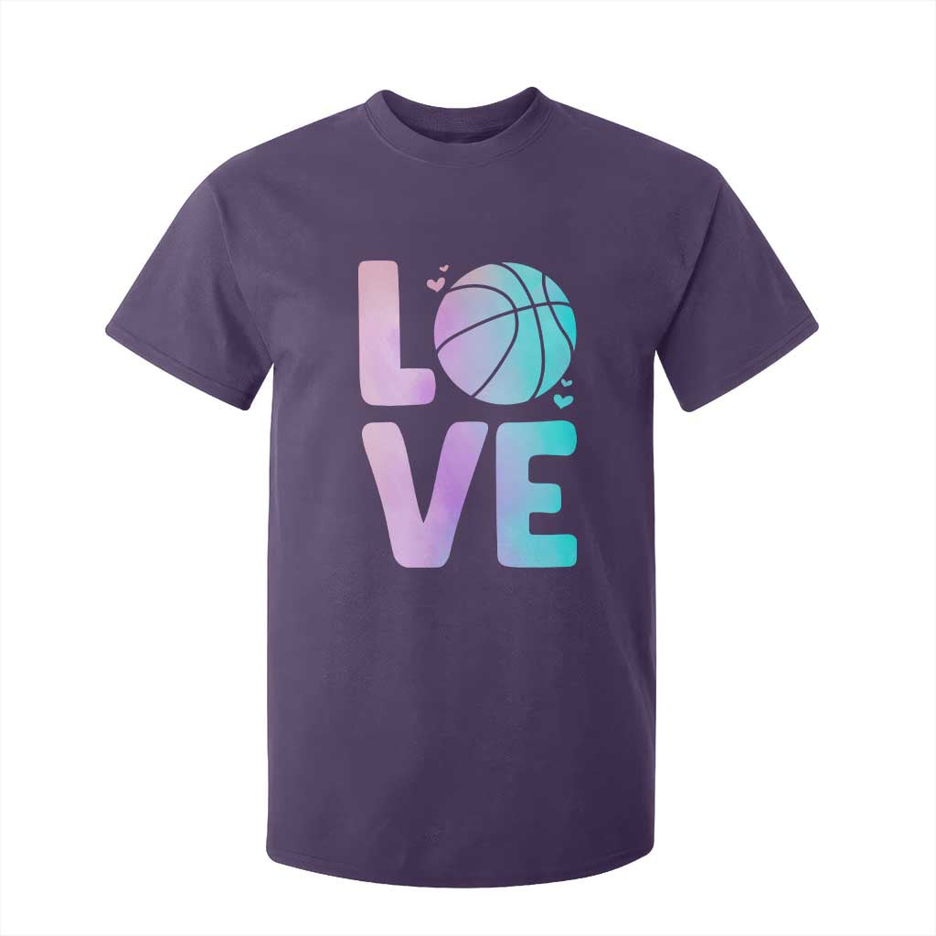 Basketball Lovers T Shirt For Kid Basketball Mom Sports Fan TS10 Purple Print Your Wear