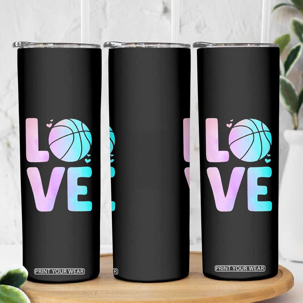 Basketball Lovers Skinny Tumbler Basketball Mom Sports Fan TS10 Print Your Wear