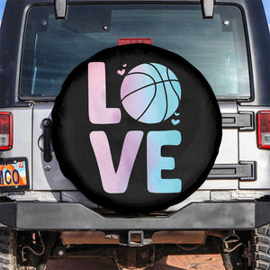 Basketball Lovers Spare Tire Cover Basketball Mom Sports Fan TS10 No hole Black Print Your Wear