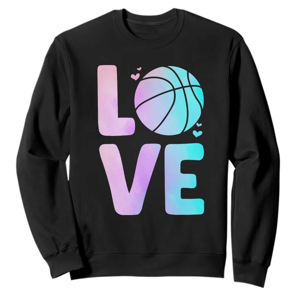 Basketball Lovers Sweatshirt Basketball Mom Sports Fan TS10 Black Print Your Wear
