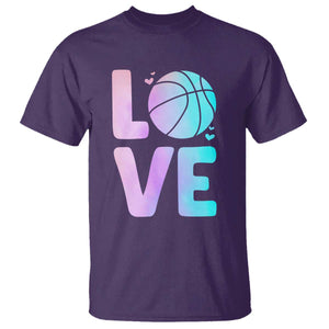Basketball Lovers T Shirt Basketball Mom Sports Fan TS10 Purple Print Your Wear