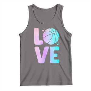 Basketball Lovers Tank Top Basketball Mom Sports Fan TS10 Deep Heather Print Your Wear