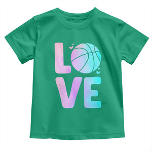 Basketball Lovers Toddler T Shirt Basketball Mom Sports Fan TS10 Irish Green Print Your Wear