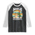 Mele Kalikimaka Hawaiian Christmas Raglan Shirt Beach Hawaii Xmas Tropical TS10 Black White Print Your Wear