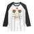 Santa Claus Sunglasses Beach Christmas In Hawaii Family Vacation Raglan Shirt Mele Kalikimaka TS10 White Black Print Your Wear
