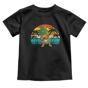 Dabbing Pineapple Christmas Tree Lights Baby Shirt Hawaiian Hawaii Tropical Xmas Men Gifts Sunglasses On TS10 Black Print Your Wear