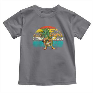 Dabbing Pineapple Christmas Tree Lights Baby Shirt Hawaiian Hawaii Tropical Xmas Men Gifts Sunglasses On TS10 Charcoal Print Your Wear