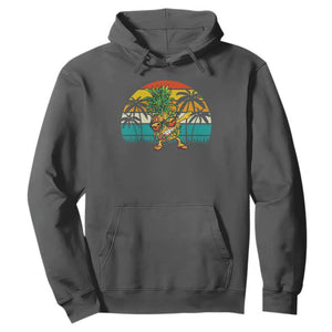 Dabbing Pineapple Christmas Tree Lights Hoodie Hawaiian Hawaii Tropical Xmas Men Gifts Sunglasses On TS10 Dark Heather Print Your Wear