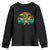 Dabbing Pineapple Christmas Tree Lights Youth Sweatshirt Hawaiian Hawaii Tropical Xmas Men Gifts Sunglasses On TS10 Black Print Your Wear