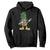 Dabbing Pineapple Hawaii Christmas Tree Lights Xmas Sunglasses Hoodie Tropical Holiday Beach TS10 Black Print Your Wear