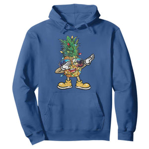 Dabbing Pineapple Hawaii Christmas Tree Lights Xmas Sunglasses Hoodie Tropical Holiday Beach TS10 Royal Blue Print Your Wear