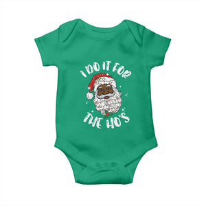 Funny Santa Claus Baby Onesie African American Xmas Vintage Black Santa TS10 Irish Green Print Your Wear
