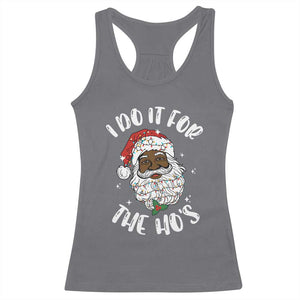 Funny Santa Claus Racerback Tank Top African American Xmas Vintage Black Santa TS10 Charcoal Print Your Wear