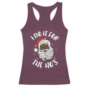 Funny Santa Claus Racerback Tank Top African American Xmas Vintage Black Santa TS10 Maroon Print Your Wear