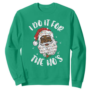 Funny Santa Claus Sweatshirt African American Xmas Vintage Black Santa TS10 Irish Green Print Your Wear