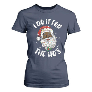 Funny Santa Claus T Shirt For Women African American Xmas Vintage Black Santa TS10 Navy Print Your Wear