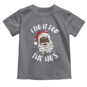 Funny Santa Claus Toddler T Shirt African American Xmas Vintage Black Santa TS10 Charcoal Print Your Wear