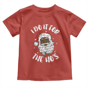 Funny Santa Claus Toddler T Shirt African American Xmas Vintage Black Santa TS10 Red Print Your Wear
