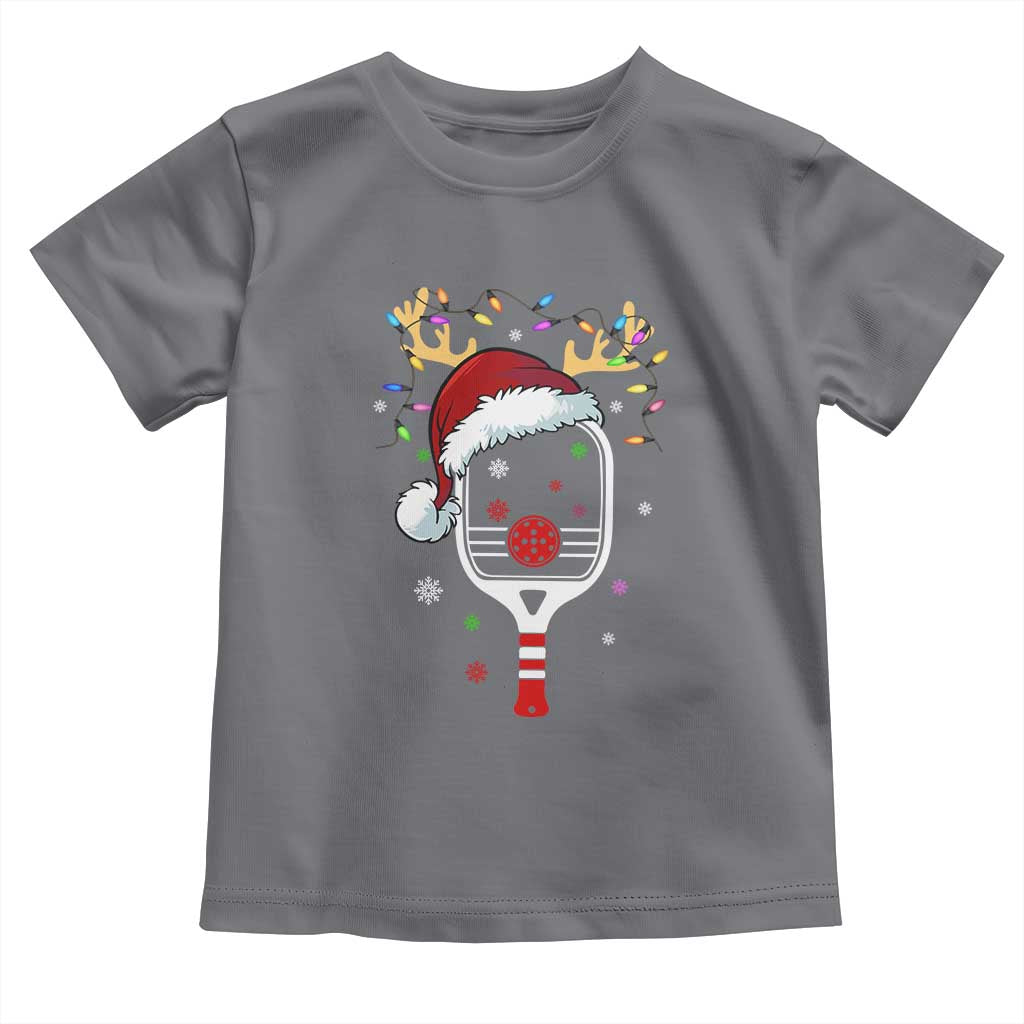Pickleball Christmas Baby Shirt Holiday Reindeer Player Gifts Sports Xmas TS10 Charcoal Print Your Wear