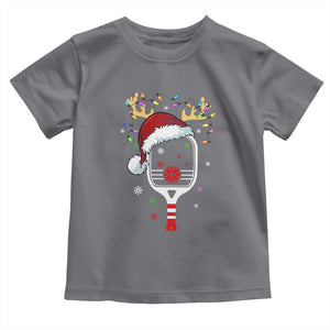 Pickleball Christmas Baby Shirt Holiday Reindeer Player Gifts Sports Xmas TS10 Charcoal Print Your Wear