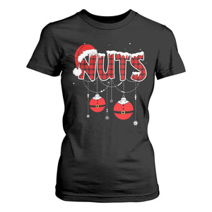 Christmas Couples T Shirt For Women Chest Nuts Couples Funny Matching Chestnuts TS10 Black Print Your Wear