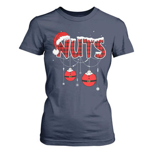 Christmas Couples T Shirt For Women Chest Nuts Couples Funny Matching Chestnuts TS10 Navy Print Your Wear