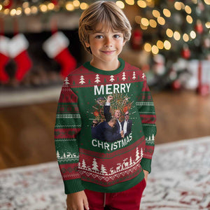 Donald Trump Christmas Ugly Christmas Sweater Merry Xmas Republican TS10 Christmas Print Your Wear