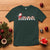 Christmas Moo Deng T Shirt Santa Baby Pygmy Hippo Trendy Xmas TS10 Dark Forest Green Print Your Wear