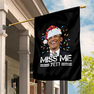 Funny Christmas Obama Garden Flag Funny Santa Xmas Light TS10 Print Your Wear