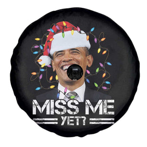 Funny Christmas Obama Spare Tire Cover Funny Santa Xmas Light TS10 Print Your Wear