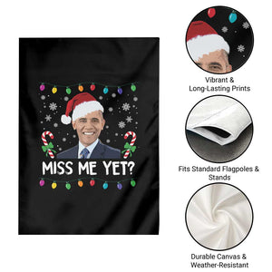 Funny Obama Ugly Xmas Garden Flag Funny Santa Xmas Light TS10 Print Your Wear