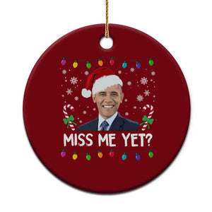 Funny Obama Ugly Xmas Ceramic Ornament Funny Santa Xmas Light TS10 1pc Red Print Your Wear