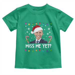 Funny Obama Ugly Xmas Toddler T Shirt Funny Santa Xmas Light TS10 Irish Green Print Your Wear
