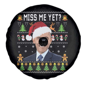 Funny Obama Ugly Xmas Spare Tire Cover Miss Me Yet Pajamas Ugly TS10 Print Your Wear