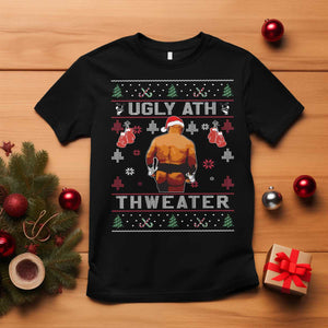 Funny Christmas T Shirt Merry Chrithmith Ugly Ath Thweater Tyson TS10 Black Print Your Wear
