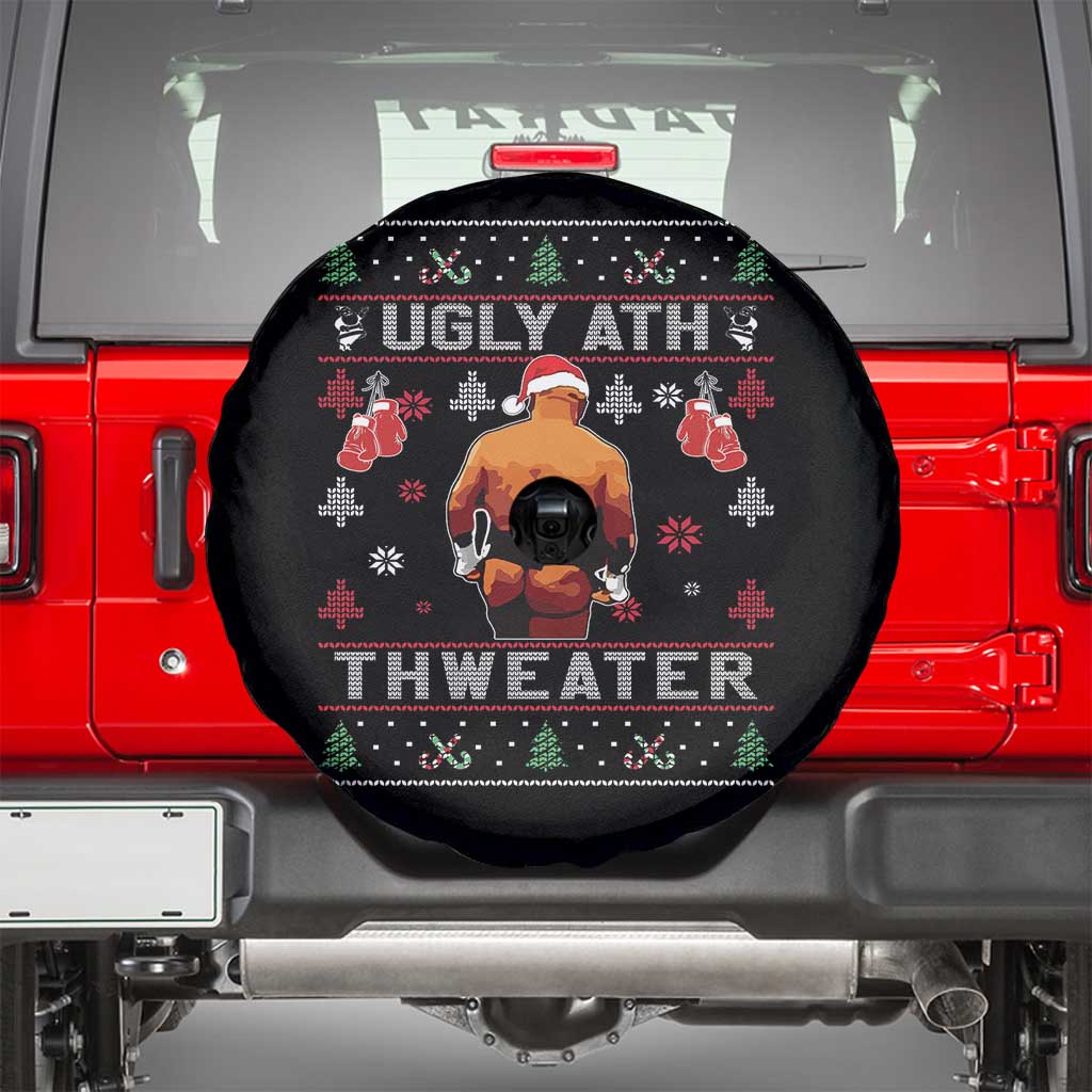 Funny Christmas Spare Tire Cover Merry Chrithmith Ugly Ath Thweater Tyson TS10 Black Print Your Wear
