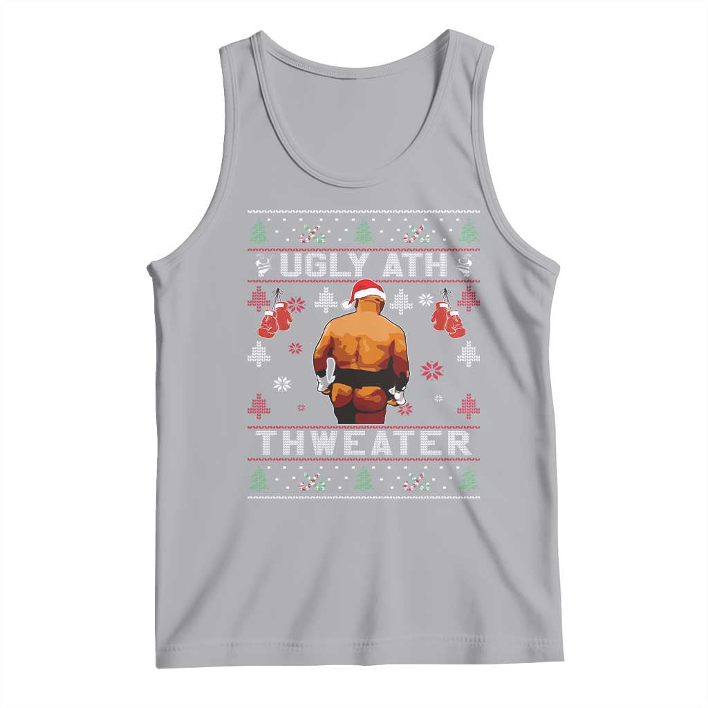Funny Christmas Tank Top Merry Chrithmith Ugly Ath Thweater Tyson TS10 Athletic Heather Print Your Wear