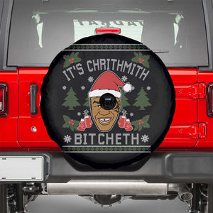 Funny Christmas Spare Tire Cover Merry Chrithmith Ath Thweater Tyson Professional Boxer Ugly Xmas TS10 Black Print Your Wear