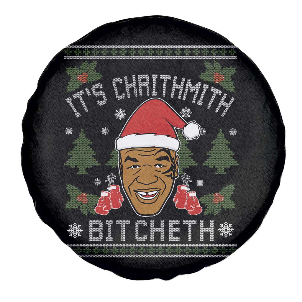 Funny Christmas Spare Tire Cover Merry Chrithmith Ath Thweater Tyson Professional Boxer Ugly Xmas TS10 Print Your Wear