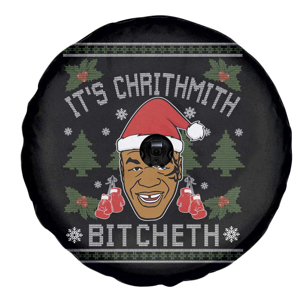Funny Christmas Spare Tire Cover Merry Chrithmith Ath Thweater Tyson Professional Boxer Ugly Xmas TS10 Print Your Wear