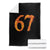 Fire Flame Number 67 Throw Blanket Funny Six Seven Gen Alpha Slang Meme Sports Team Jersey TS10 Black Print Your Wear