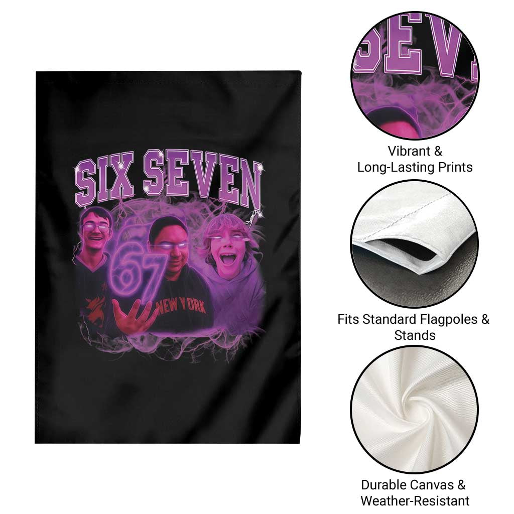 Funny Six Seven 6 7 Meme Garden Flag The Mason 67 Kid Bootleg Gen Alpha Slang TS10 Print Your Wear