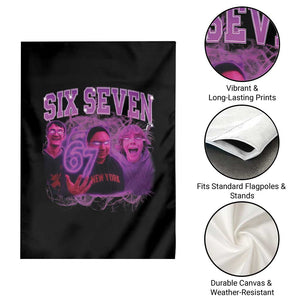 Funny Six Seven 6 7 Meme Garden Flag The Mason 67 Kid Bootleg Gen Alpha Slang TS10 Print Your Wear