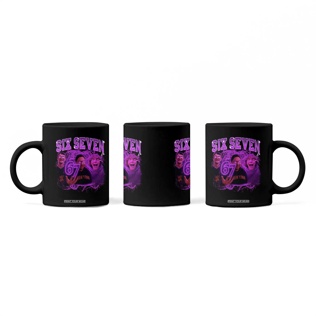 Funny Six Seven 6 7 Meme Coffee Mug The Mason 67 Kid Bootleg Gen Alpha Slang TS10 Print Your Wear