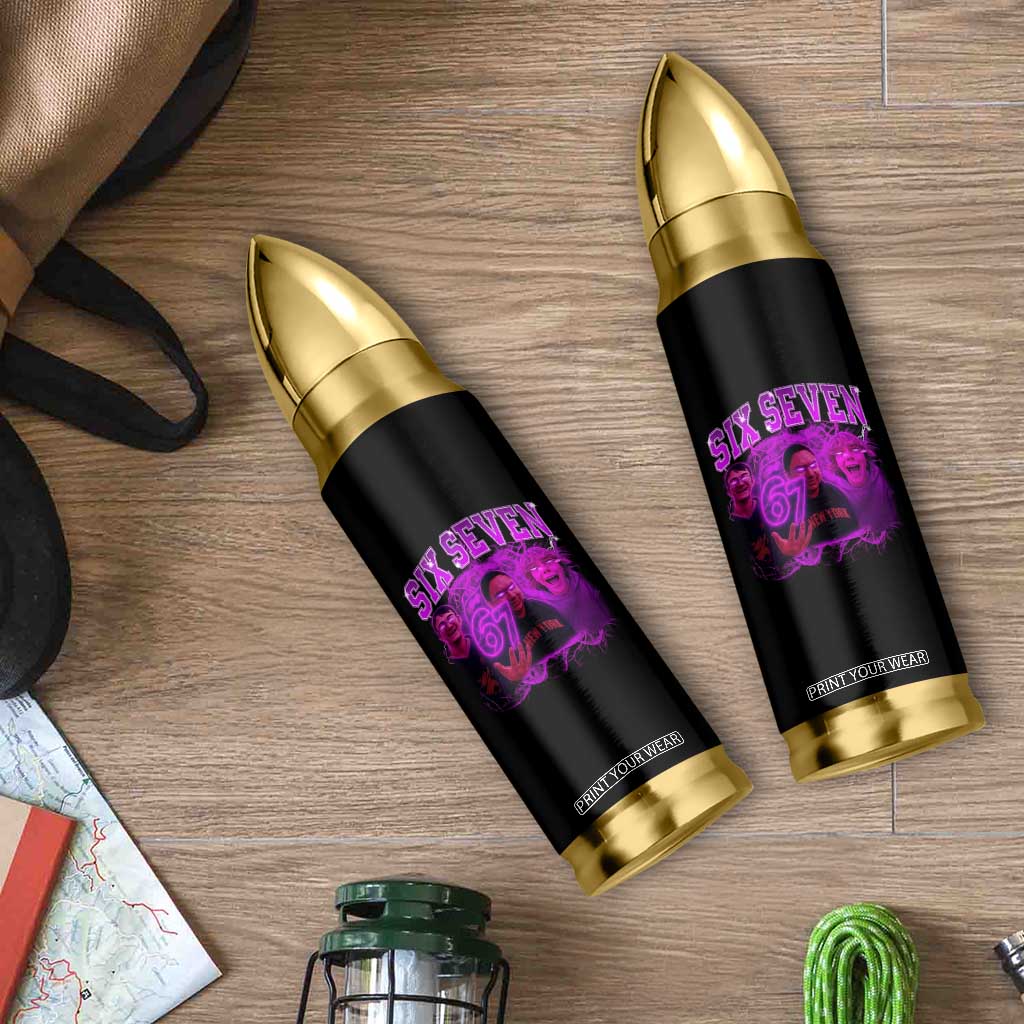Funny Six Seven 6 7 Meme Bullet Tumbler The Mason 67 Kid Bootleg Gen Alpha Slang TS10 Print Your Wear