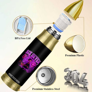 Funny Six Seven 6 7 Meme Bullet Tumbler The Mason 67 Kid Bootleg Gen Alpha Slang TS10 Print Your Wear